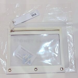 ✨Stoney Clover Clear Flat Pencil Case